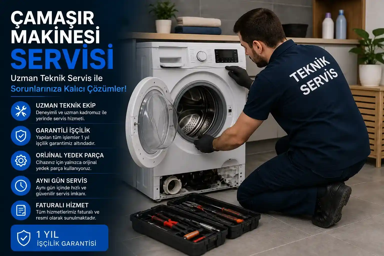 Batıkent Bosch Çamaşır Makinesi Servisi | Hemen Servis Çağır